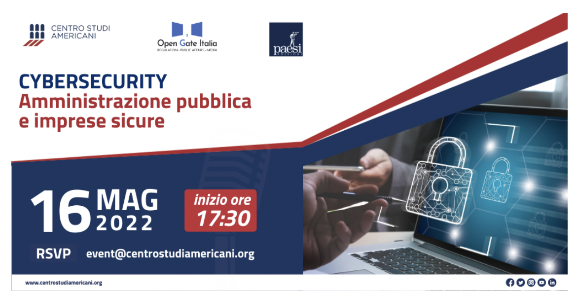 Cybersecurity: Amministrazione pubblica e imprese sicure